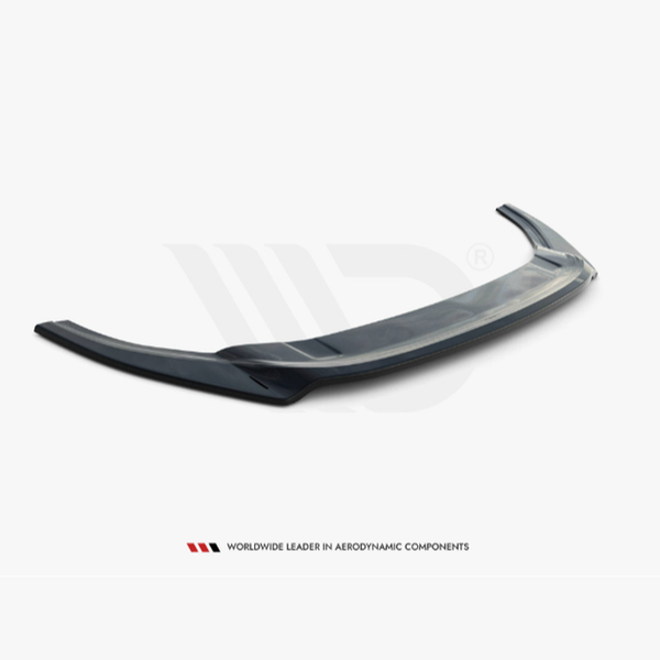 golf mk7 gloss black maxton front splitter v2 13 16