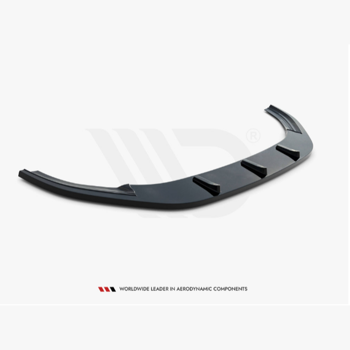 golf mk7 gloss black maxton front splitter v1 13 17