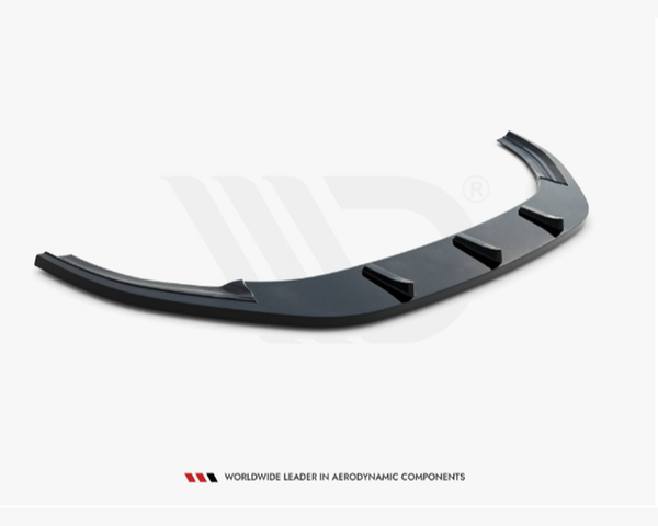golf mk7 gloss black maxton front splitter v1 13 17