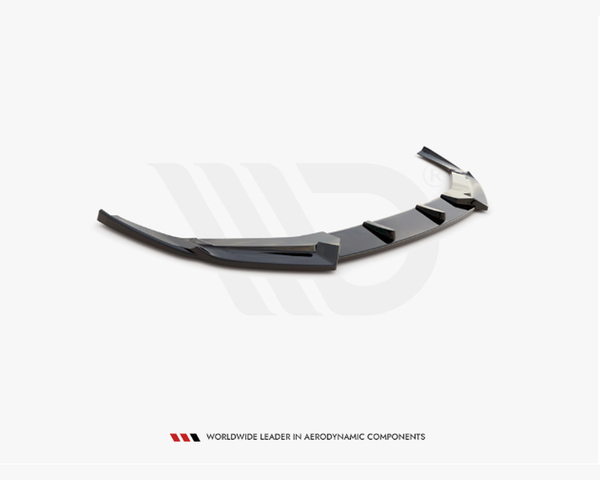 a6 c8 gloss black maxton front splitter 19 23