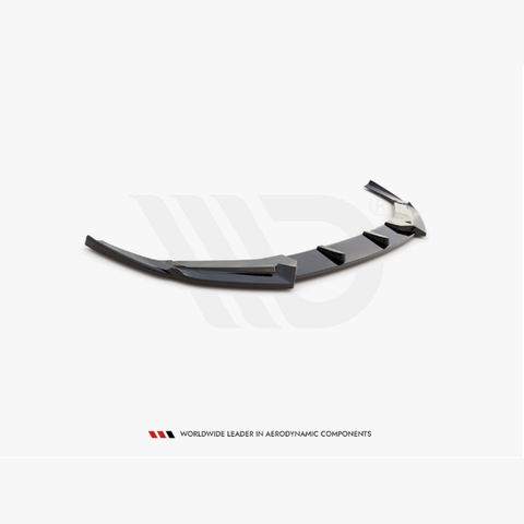 a7 c8 gloss black maxton front splitter 19 23