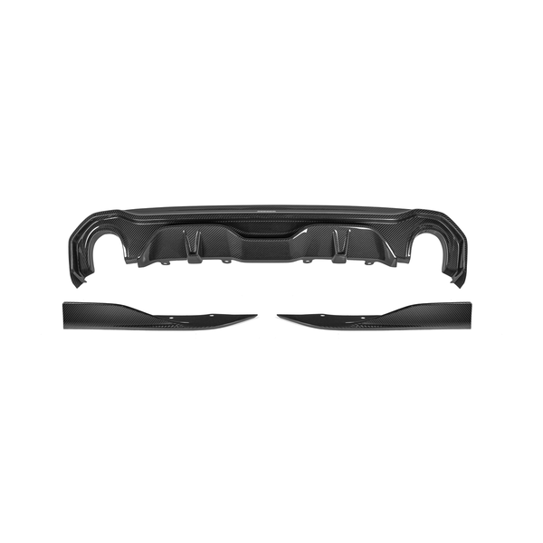4 series g26 dry carbon fibre sooqoo style dual exhaust diffuser 20