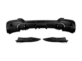 ix3 g08 facelift dry carbon fibre sooqoo style rear bumper diffuser 20