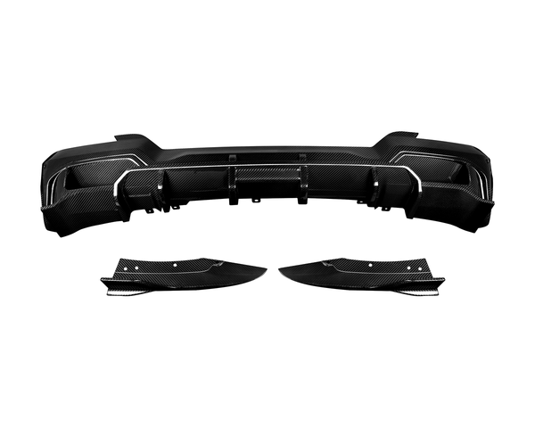 ix3 g08 facelift dry carbon fibre sooqoo style rear bumper diffuser 20