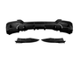 ix3 g08 facelift dry carbon fibre sooqoo style rear bumper diffuser 20