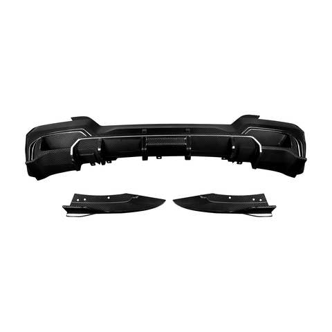 ix3 g08 facelift dry carbon fibre sooqoo style rear bumper diffuser 20