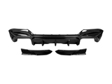 x3m f97 dry carbon fibre sooqoo style quad exhaust diffuser 21