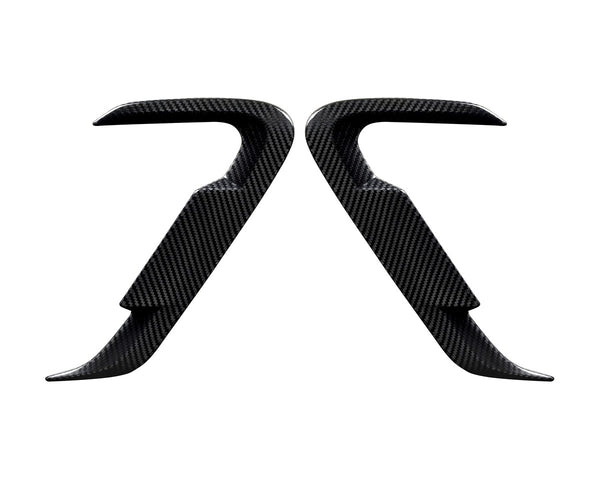 ix3 g08 facelift dry carbon fibre sooqoo style side fender trim set 20