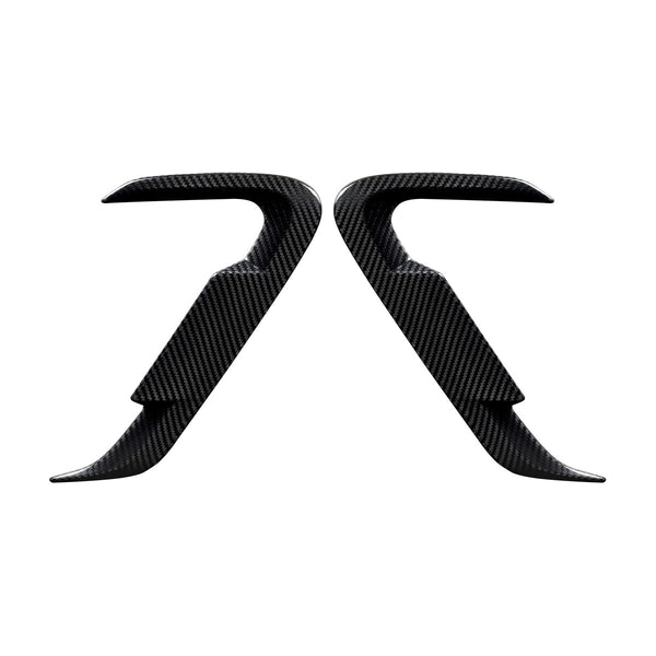 ix3 g08 facelift dry carbon fibre sooqoo style side fender trim set 20
