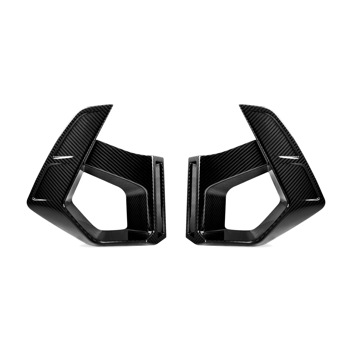 x3m f97 dry carbon fibre sooqoo style front air install trim 21