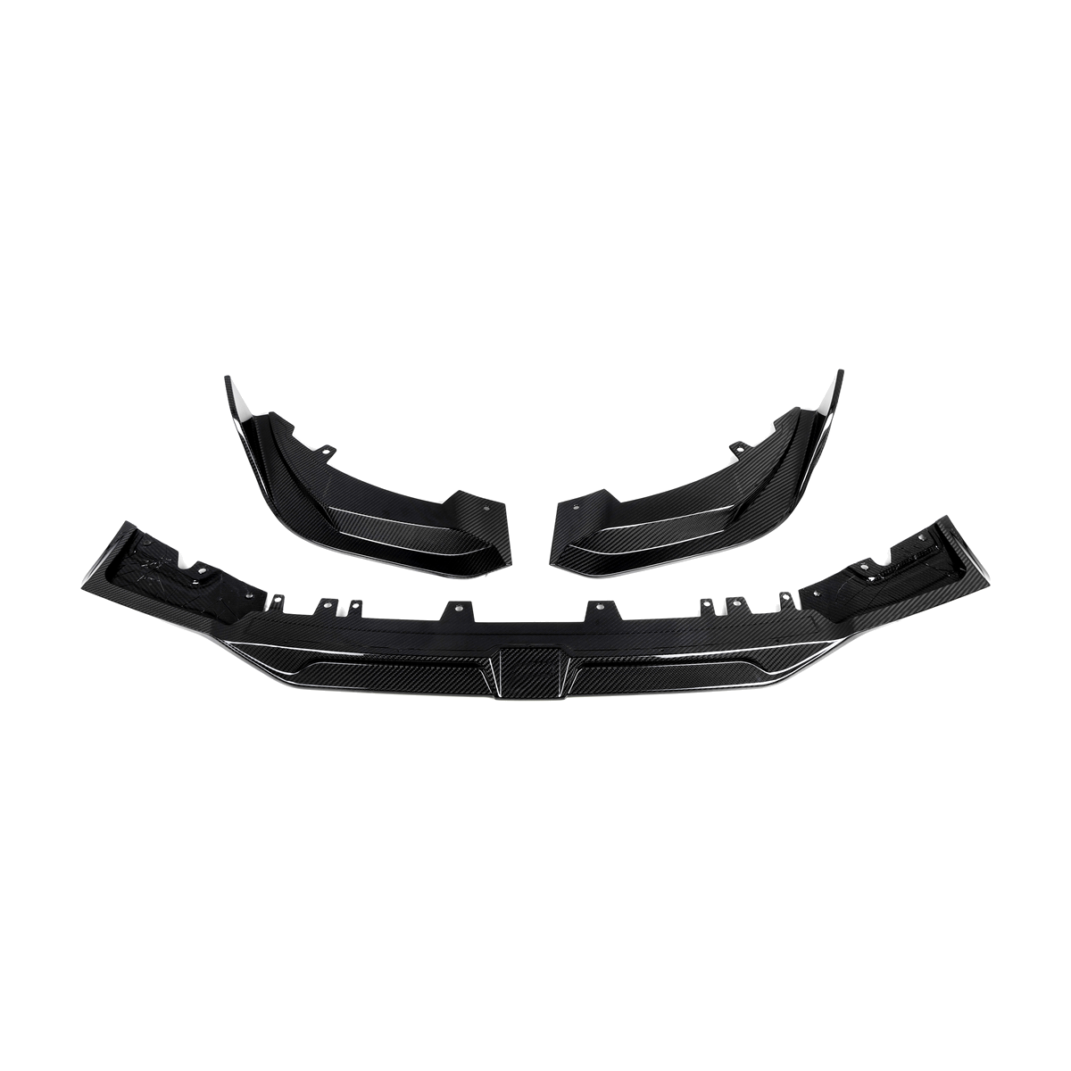 x3m f97 dry carbon fibre sooqoo style front lip splitter 21