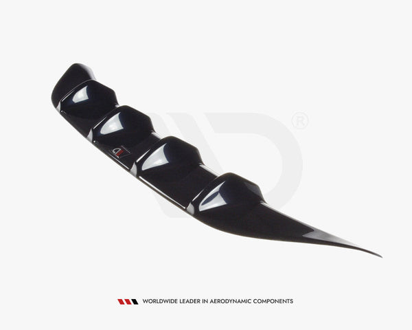 c class c205 gloss black maxton rear diffuser 15 18