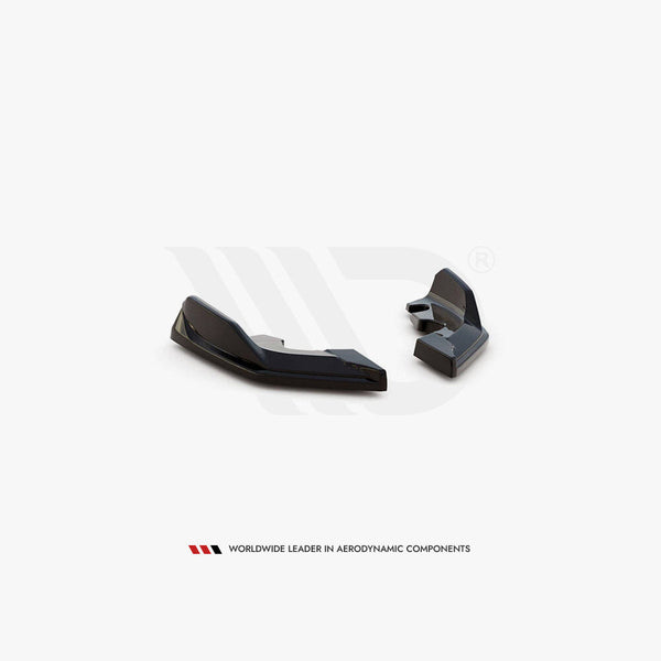 1 series f40 gloss black maxton rear side splitters v4 19