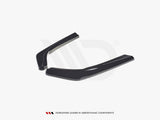 3 series g20 gloss black maxton rear side splitters 19 22motor