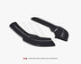 a class w176 pre facelift gloss black maxton rear side splitters 13 15