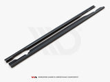 c class w205 gloss black maxton side skirts 14 18