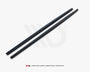 e class c238 a238 gloss black maxton side skirts 17 23