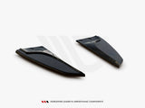 model s facelift gloss black maxton rear side splitters 16 20