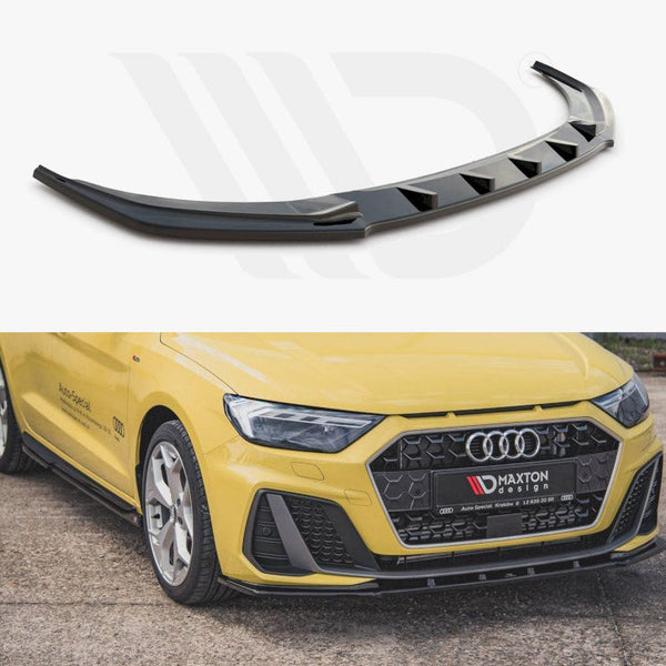 A1 - GB: Gloss Black Maxton Front Splitter V1 18+