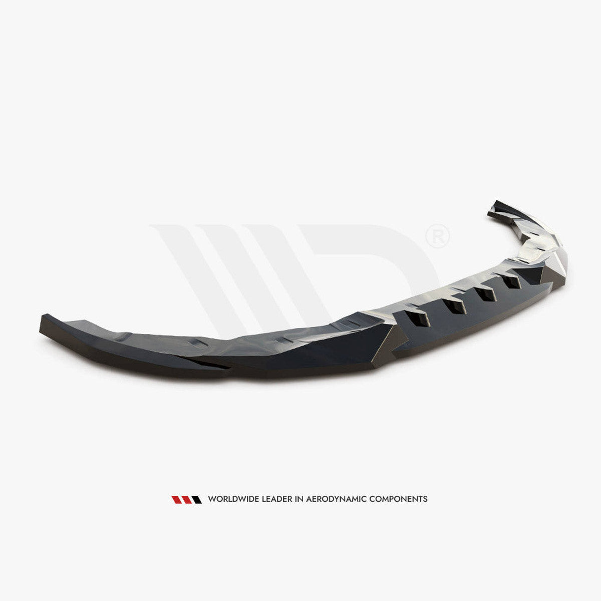 2 series g42 gloss black maxton front splitter v2 21