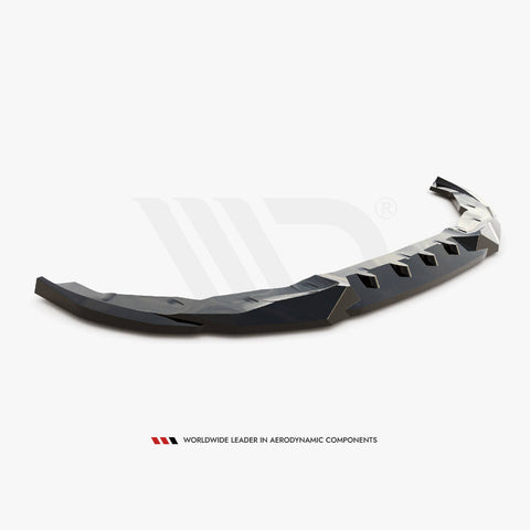 2 series g42 gloss black maxton front splitter v2 21
