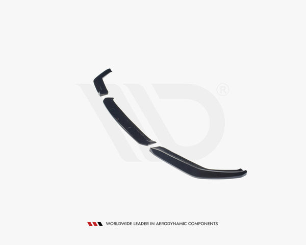 m5 f90 gloss black maxton front splitter v2 17 20