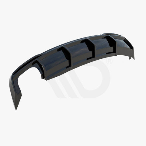a5 8t facelift gloss black maxton twin exhaust rear diffuser 11 16