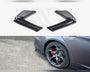 giulia veloce gloss black maxton rear side splitters 15 19