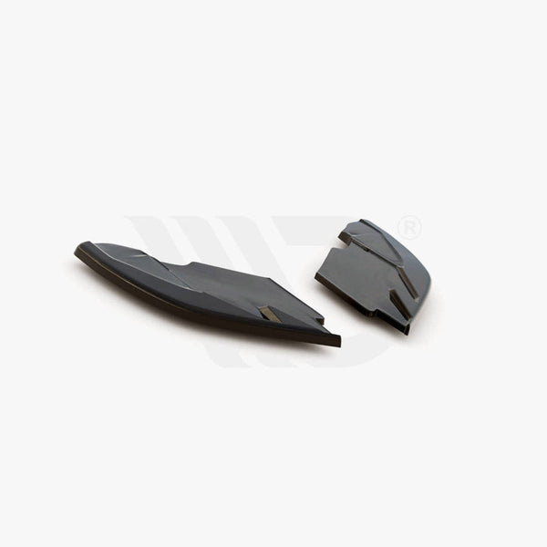 leon mk3 facelift gloss black maxton rear side splitters 16 20