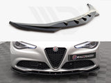 giulia sport gloss black maxton front splitter v2 16