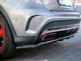 GLA 45 X156 Gloss Black Maxton Rear Diffuser