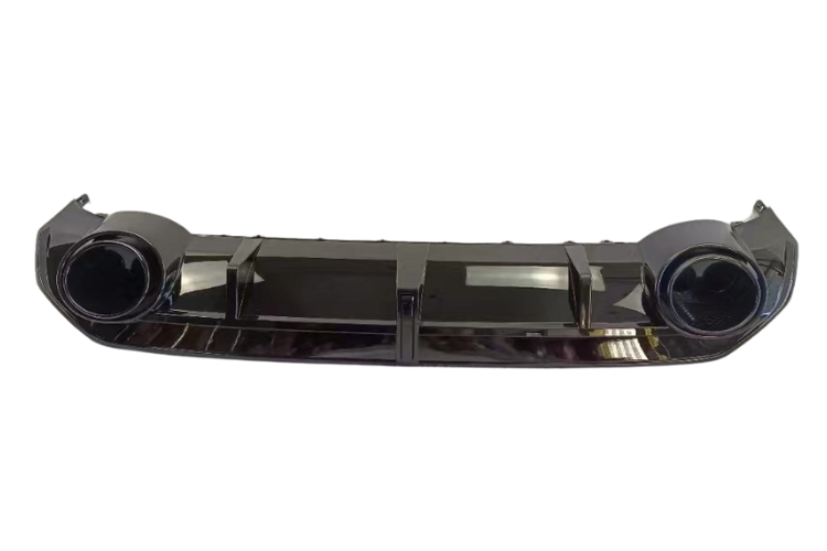 S3 - 8Y/8YS: Gloss Black RS3 Style Diffuser with Black Exhaust Tips 21+