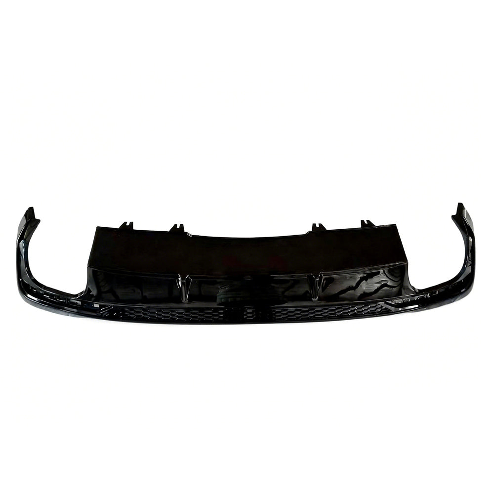 A4 - B9.5: Gloss Black RS4 Style Rear Diffuser with Exhaust Tips 19+
