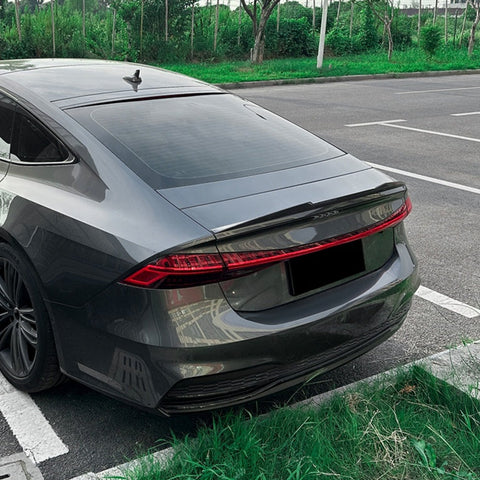 A7 - C8: Gloss Black Rear Spoiler 17-22