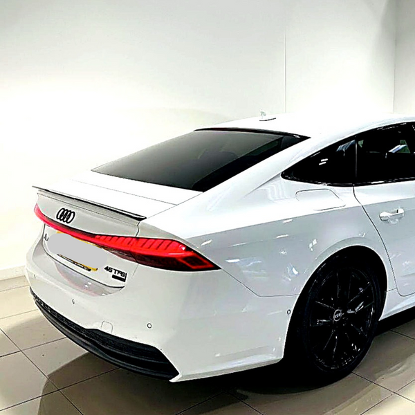A7 - C8: Gloss Black Rear Spoiler 18+