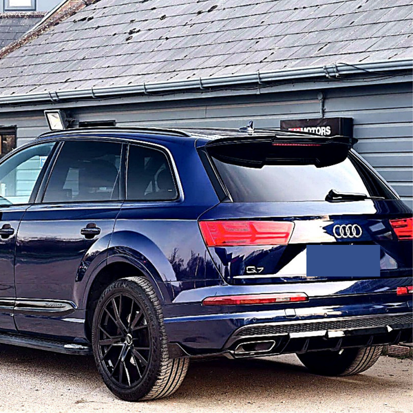 Q7 - MK2 Pre-Facelift: Gloss Black Roof Spoiler 15-19