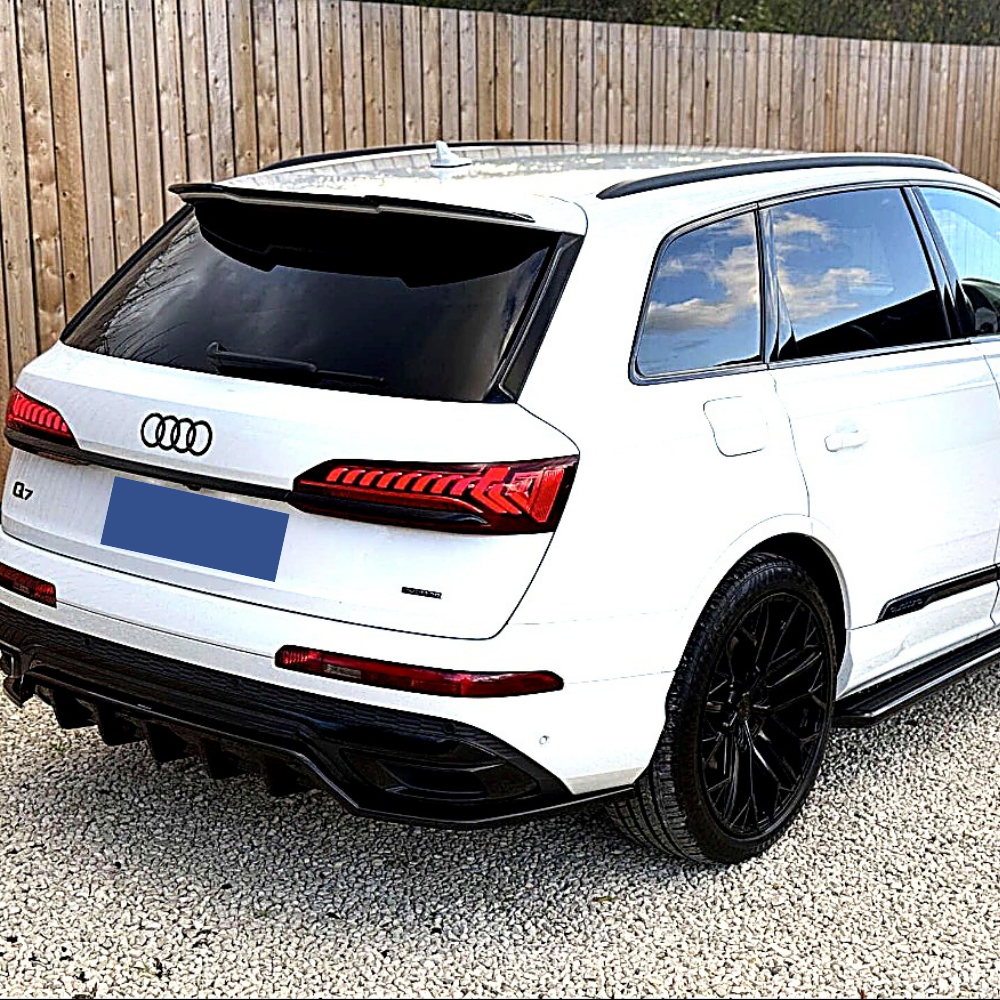 Q7 - MK2 Pre-Facelift: Gloss Black Roof Spoiler 15-19