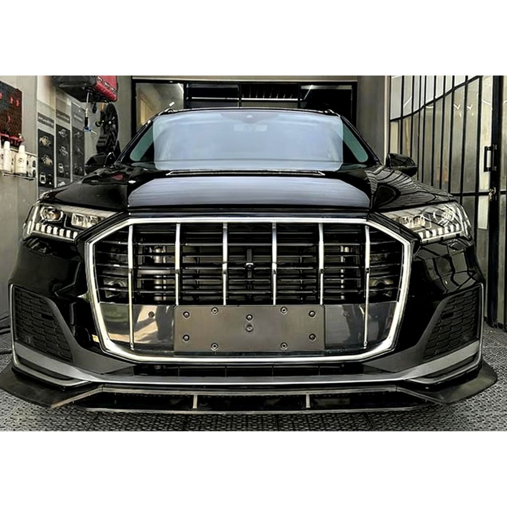 Q7 - MK2 Facelift: Gloss Black Front Splitter 20-23