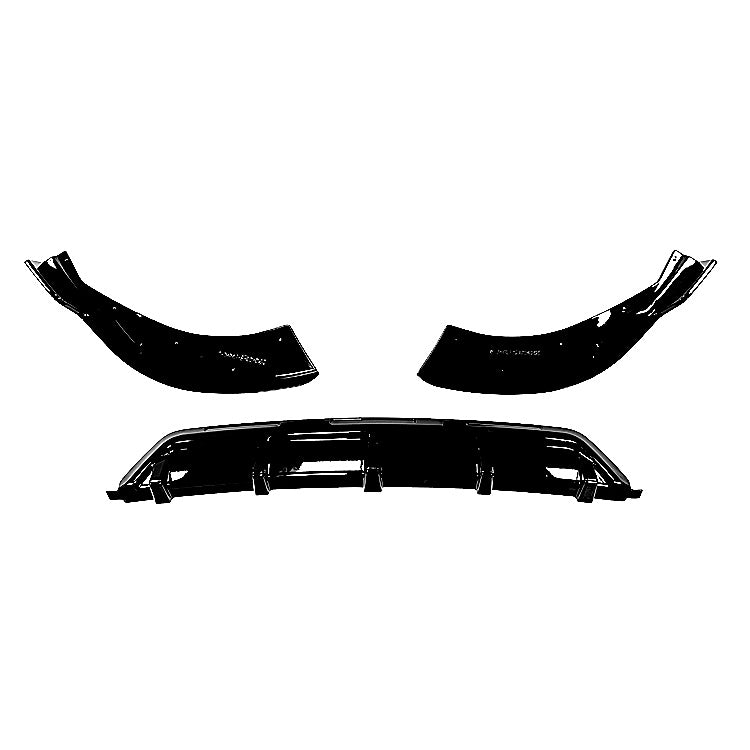 Q8 - MK1 Pre-Facelift: Gloss Black Rear Diffuser 18-22