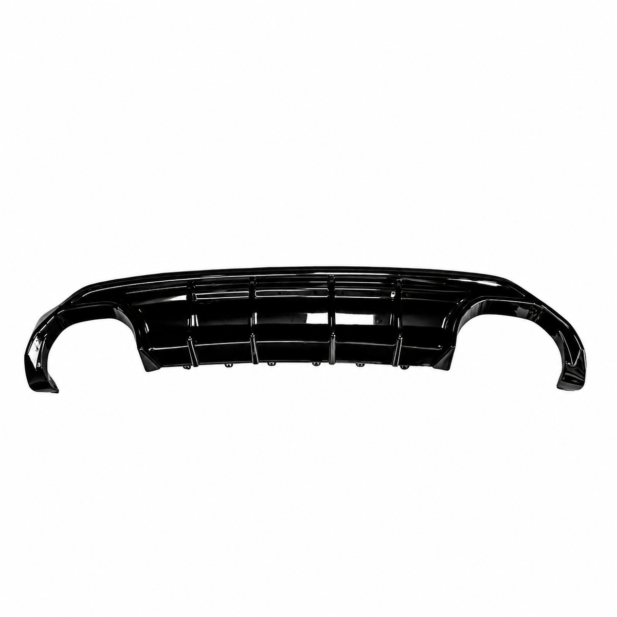 A3/S3 - 8YS Saloon: Gloss Black RS3 Style Diffuser with Black Exhaust Tips 21-24