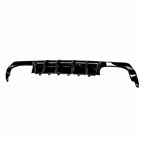 A3/S3 - 8YS Saloon: Gloss Black RS3 Style Diffuser with Black Exhaust Tips 21-24