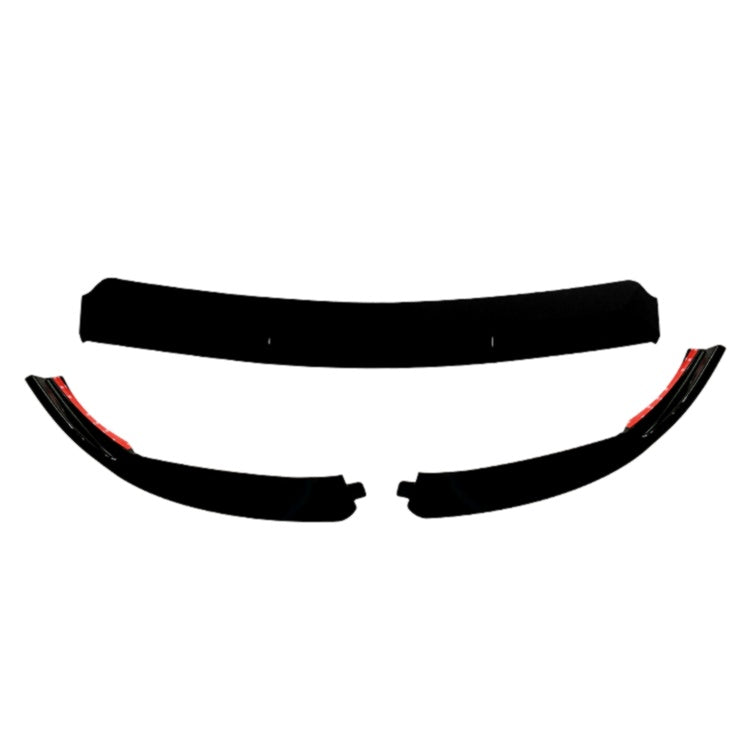 C Class - W205 Facelift (Sports Model): Gloss Black Front Splitter 18-21