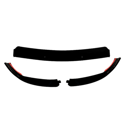 C Class - W205 Facelift (Sports Model): Gloss Black Front Splitter 18-21