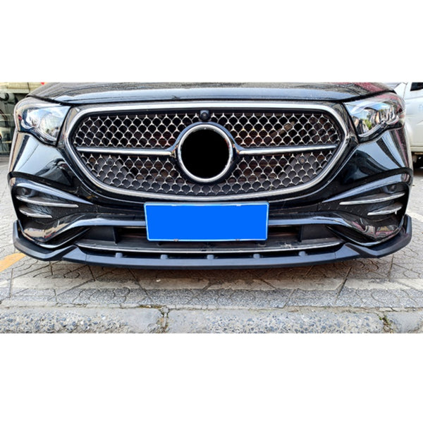 E Class - W214: Gloss Black Front Splitter 23+