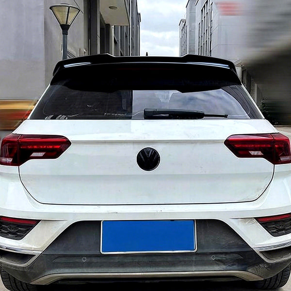 T-Roc - MK1: Gloss Black Roof Spoiler 21+