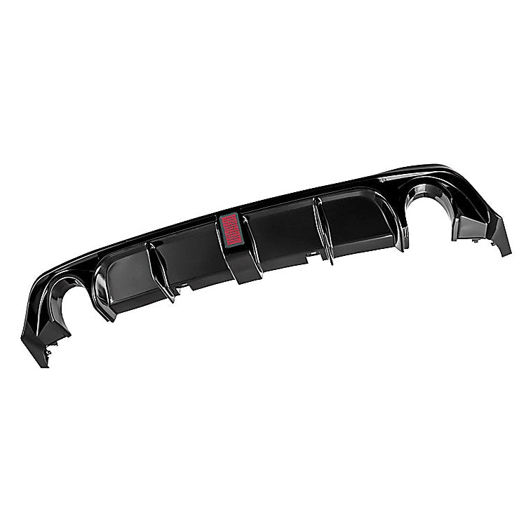 Golf GTI - MK8: Gloss Black LED Rear Diffuser 20-24