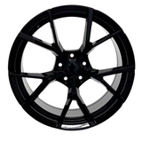 Golf - MK7/MK7.5: 19" Gloss Black R Style Alloy Wheels 13-20