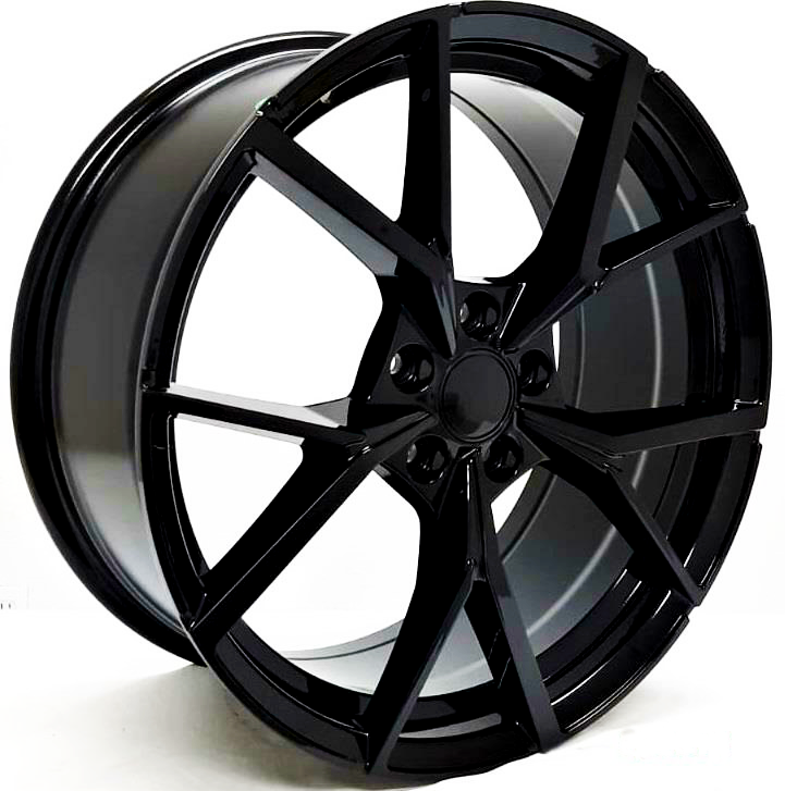 Golf - MK7/MK7.5: 19" Gloss Black Pretoria Style Alloy Wheels 13-20