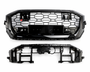 Q8 - 4M: Gloss Black RS Honeycomb with ACC Grill 19-23