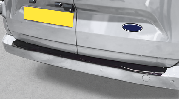 Ford Transit Custom MK2: Gloss Black Rear Bumper Protection 24+